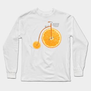 Nursery Orange Bicycle Long Sleeve T-Shirt